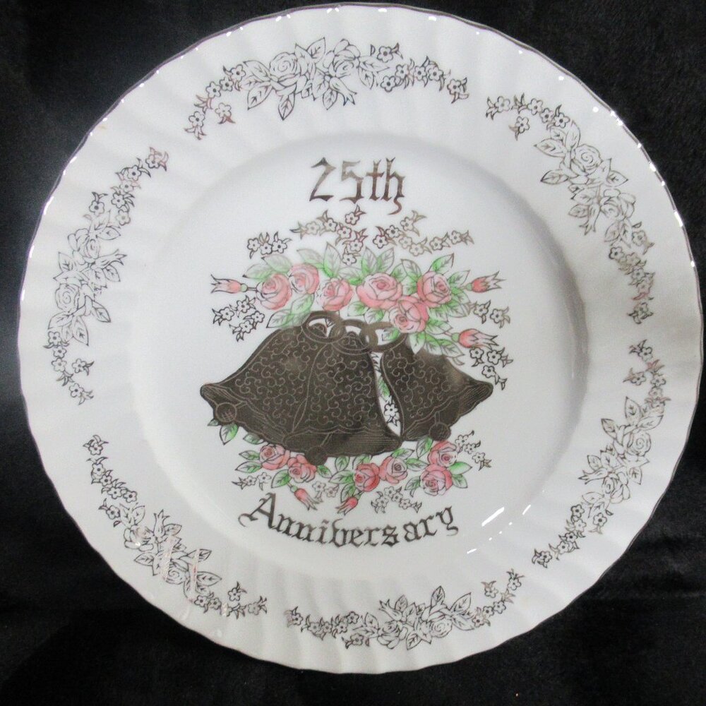 Vintage Norcrest 25th Anniversary Plate Fine China